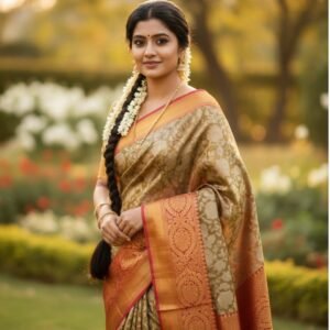 1 Gram Gold Saree-Buzmart