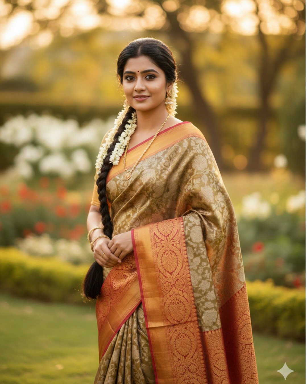 1 Gram Gold Saree-Buzmart