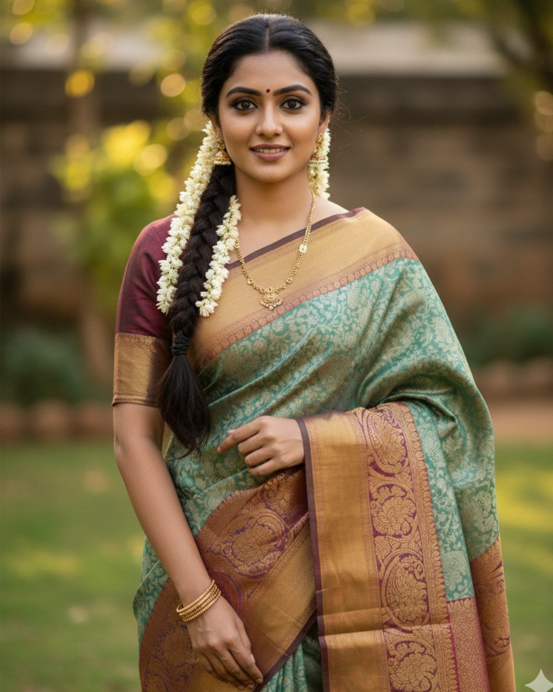 1 Gram Gold Saree-Buzmart