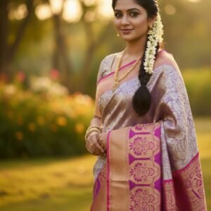 1 Gram Gold Saree-Buzmart
