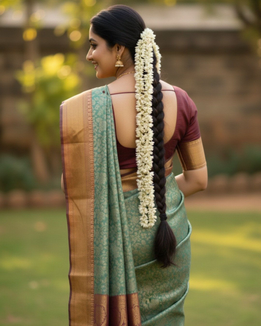 1 Gram Gold Saree-Buzmart