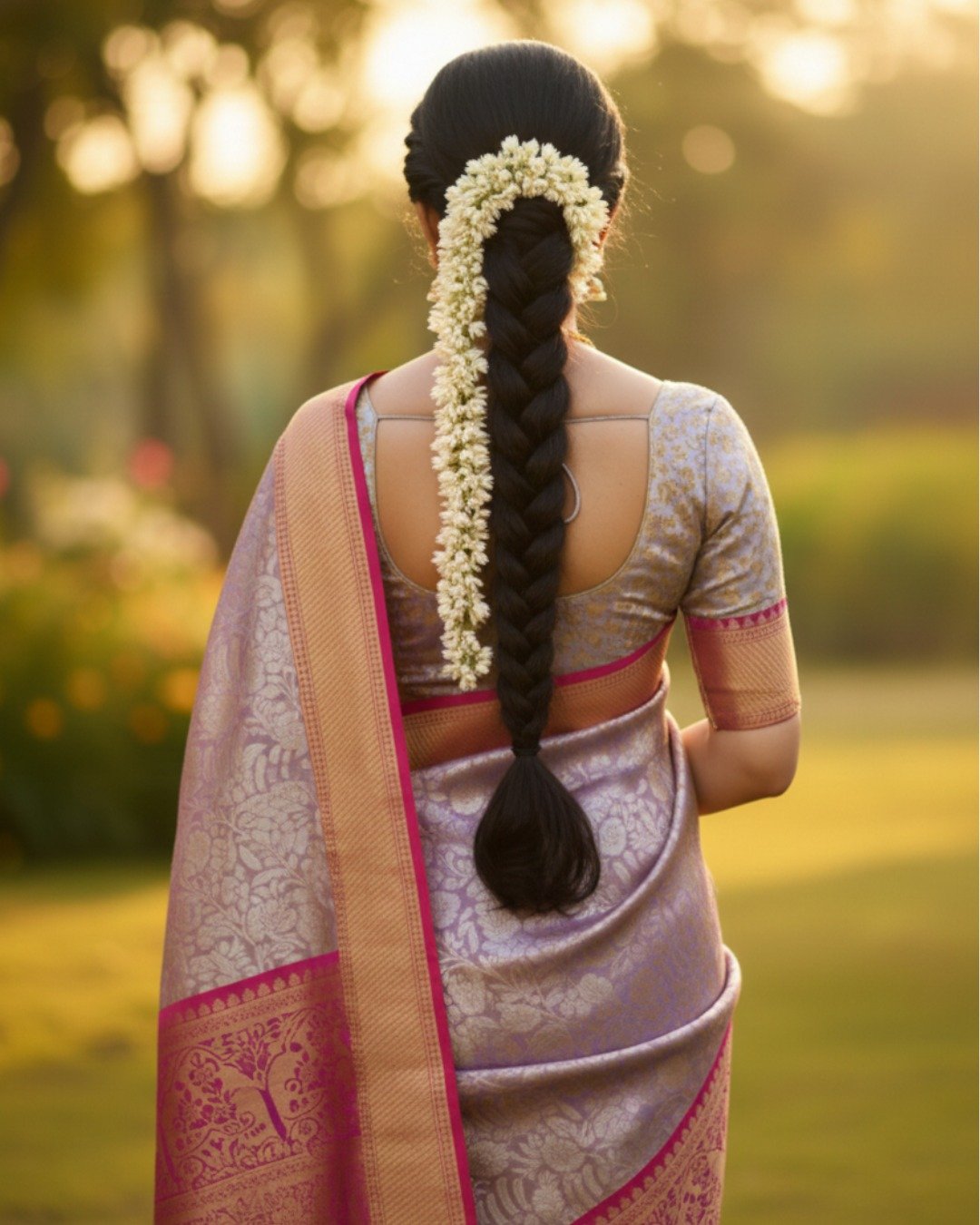 1-Gram Gold Saree ( Violet Color ) | Premium Wedding & Festive Wear Saree